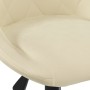 Silla de oficina giratoria de terciopelo crema | Foro24.es | Tu tienda online para hogar, jardín y más Foro24.es
