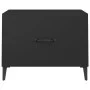Coffee table with metal legs 2 units black 50x50x40 cm by vidaXL, Coffee table - Ref: Foro24-812729, Price: 64,99 €, Discount: %