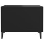 Mesa de centro con patas de metal 2 unidades negro 50x50x40 cm de vidaXL, Mesas de centro - Ref: Foro24-812729, Precio: 65,51...