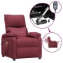 Sillón de masaje eléctrico tela rojo tinto de , Sillones de masaje eléctricos - Ref: Foro24-3098434, Precio: 244,15 €