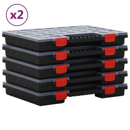 Cajas de accesorios 10 unidades polipropileno 40x30x5 cm | Foro24.es | Tu tienda online para hogar, jardín y más Foro24.es