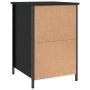 Mesita de noche madera contrachapada negro 40x42x60 cm | Foro24.es | Tu tienda online para hogar, jardín y más Foro24.es