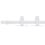 Kit de mini puerta corredera acero carbono blanca 183 cm de , Accesorios de bricolaje - Ref: Foro24-151694, Precio: 45,30 €, ...