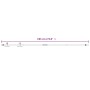 Kit de mini puerta corredera acero carbono blanca 183 cm de , Accesorios de bricolaje - Ref: Foro24-151694, Precio: 45,30 €, ...