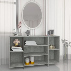 Aparador de madera contrachapada gris hormigón