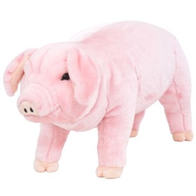 Cerdito de peluche de pie rosa XXL de , Animales de peluche - Ref: Foro24-91340, Precio: 73,71 €, Descuento: %