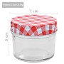 Tarros de mermelada de vidrio tapa blanca y roja 24 uds 110 ml von , Honiggläser - Ref: Foro24-50789, Preis: 39,24 €, Rabatt: %
