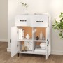 Sideboard aus weißem Holzwerkstoff 69,5x34x90 cm von vidaXL, Sideboards - Ref: Foro24-812195, Preis: 81,13 €, Rabatt: %