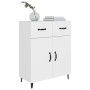 White engineered wood sideboard 69.5x34x90 cm by vidaXL, Sideboards - Ref: Foro24-812195, Price: 81,13 €, Discount: %