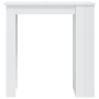 Mesa bar con estante almacenaje blanco brillo 102x50x103,5 cm | Foro24.es | Tu tienda online para hogar, jardín y más Foro24.es