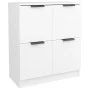 Weißes Sperrholz-Sideboard 60x30x70 cm von vidaXL, Sideboards - Ref: Foro24-811097, Preis: 65,78 €, Rabatt: %