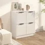Weißes Sperrholz-Sideboard 60x30x70 cm von vidaXL, Sideboards - Ref: Foro24-811097, Preis: 65,78 €, Rabatt: %