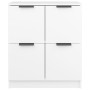 Weißes Sperrholz-Sideboard 60x30x70 cm von vidaXL, Sideboards - Ref: Foro24-811097, Preis: 66,61 €, Rabatt: %