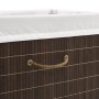 Cesto de la ropa de bambú rectangular marrón oscuro by , Laundry baskets - Ref: Foro24-242726, Price: 32,98 €, Discount: %
