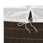 Cesto de la ropa de bambú rectangular marrón oscuro by , Laundry baskets - Ref: Foro24-242726, Price: 32,98 €, Discount: %