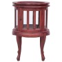 Armario vitrina de madera maciza de caoba marrón 50x50x76 cm by , Side tables - Ref: Foro24-283843, Price: 190,90 €, Discount: %