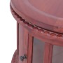 Armario vitrina de madera maciza de caoba marrón 50x50x76 cm by , Side tables - Ref: Foro24-283843, Price: 190,90 €, Discount: %