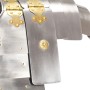 Réplica de armadura de soldado romano LARP acero plateado de , Armas coleccionables - Ref: Foro24-286208, Precio: 145,97 €, D...