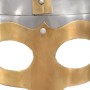 Réplica de casco vikingo antiguo LARP acero plateado de , Armas coleccionables - Ref: Foro24-286236, Precio: 54,18 €, Descuen...