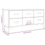 Armario de almacenaje madera maciza de pino marrón 110x30x45 cm von , Schließfächer und Lagerschränke - Ref: Foro24-349931, P...
