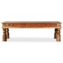 Mesa de centro madera maciza de acacia y mango 110x60x38 cm | Foro24.es | Tu tienda online para hogar, jardín y más Foro24.es