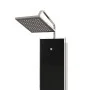 Black glass shower panel 18x45.5x130 cm by vidaXL, Jet nozzles for bathtubs and showers - Ref: Foro24-151418, Price: 166,80 €...