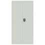 Armario archivador de acero gris claro 90x40x220 cm | Foro24.es | Tu tienda online para hogar, jardín y más Foro24.es