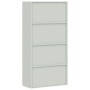 Armario archivador de acero gris claro 90x40x220 cm | Foro24.es | Tu tienda online para hogar, jardín y más Foro24.es