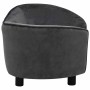 Sofá para perros felpa gris oscuro 69x49x40 cm de , Camas para perros - Ref: Foro24-171022, Precio: 119,79 €, Descuento: %
