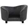 Sofá para perros felpa gris oscuro 69x49x40 cm de , Camas para perros - Ref: Foro24-171022, Precio: 119,79 €, Descuento: %