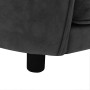 Sofá para perros felpa gris oscuro 69x49x40 cm de , Camas para perros - Ref: Foro24-171022, Precio: 119,79 €, Descuento: %