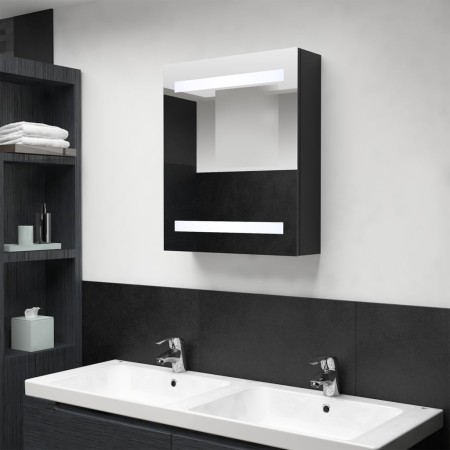 Armario de baño con espejo negro 50x14x60 cm | Foro24.es | Tu tienda online para hogar, jardín y más Foro24.es