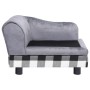 Sofá para perro gris felpa 57x34x36 cm de , Camas para perros - Ref: Foro24-170940, Precio: 73,43 €, Descuento: %