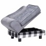 Sofá para perro gris felpa 57x34x36 cm de , Camas para perros - Ref: Foro24-170940, Precio: 73,43 €, Descuento: %