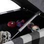Sofá para perro gris felpa 57x34x36 cm de , Camas para perros - Ref: Foro24-170940, Precio: 73,43 €, Descuento: %