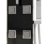 Glas-Duschabtrennung 18x45,5x130 cm schwarz von vidaXL, Strahldüsen für Badewannen und Duschen - Ref: Foro24-151418, Preis: 1...