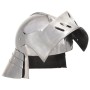 Réplica de casco de caballero medieval antiguo LARP acero plata de , Armas coleccionables - Ref: Foro24-286215, Precio: 83,47...