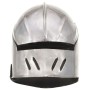 Réplica de casco de caballero medieval antiguo LARP acero plata de , Armas coleccionables - Ref: Foro24-286215, Precio: 83,47...