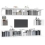 Set de muebles para TV 6 piezas madera contrachapada blanco de , Muebles TV - Ref: Foro24-3114366, Precio: 301,54 €, Descuent...
