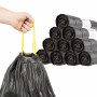 Bolsas de basura con cierre de cordón 250 unidades negras 35 l de , Bolsas de basura - Ref: Foro24-155342, Precio: 29,97 €