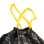 Bolsas de basura con cierre de cordón 250 unidades negras 35 l de , Bolsas de basura - Ref: Foro24-155342, Precio: 29,97 €