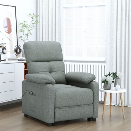 Sillón reclinable eléctrico de tela gris oscuro by , Armchairs - Ref: Foro24-3073803, Price: 236,99 €, Discount: %