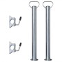 Rueda de remolque 2 tubos soporte 2 abrazaderas divididas 60 mm | Foro24.es | Tu tienda online para hogar, jardín y más Foro24.es