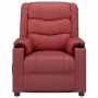 Sillón de masaje de cuero sintético rojo tinto | Foro24.es | Tu tienda online para hogar, jardín y más Foro24.es