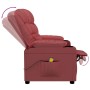 Sillón de masaje de cuero sintético rojo tinto | Foro24.es | Tu tienda online para hogar, jardín y más Foro24.es