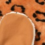 Alfombra afelpada de leopardo 139 cm marrón | Foro24.es | Tu tienda online para hogar, jardín y más Foro24.es