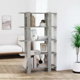 Concrete gray shelving/space divider 100x30x160 cm by vidaXL, Bookcases and shelves - Ref: Foro24-811533, Price: 70,69 €, Dis...