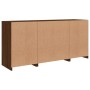 Aparador con luces LED roble marrón 142,5x37x67 cm by , Sideboards - Ref: Foro24-3209071, Price: 173,04 €, Discount: %