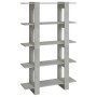 Betongraues Regal/Raumteiler 100x30x160 cm von vidaXL, Bücherregale und Regale - Ref: Foro24-811533, Preis: 71,55 €, Rabatt: %
