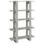 Estantería/divisor de espacios gris hormigón 100x30x160 cm de vidaXL, Librerías y estanterías - Ref: Foro24-811533, Precio: 7...